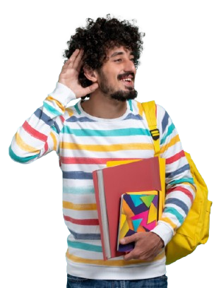 Happy Student Chatting